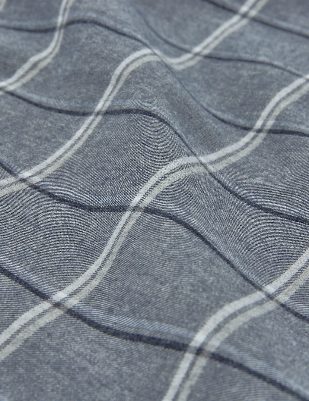 Organic Cotton Checked Knee Length Dress image 4