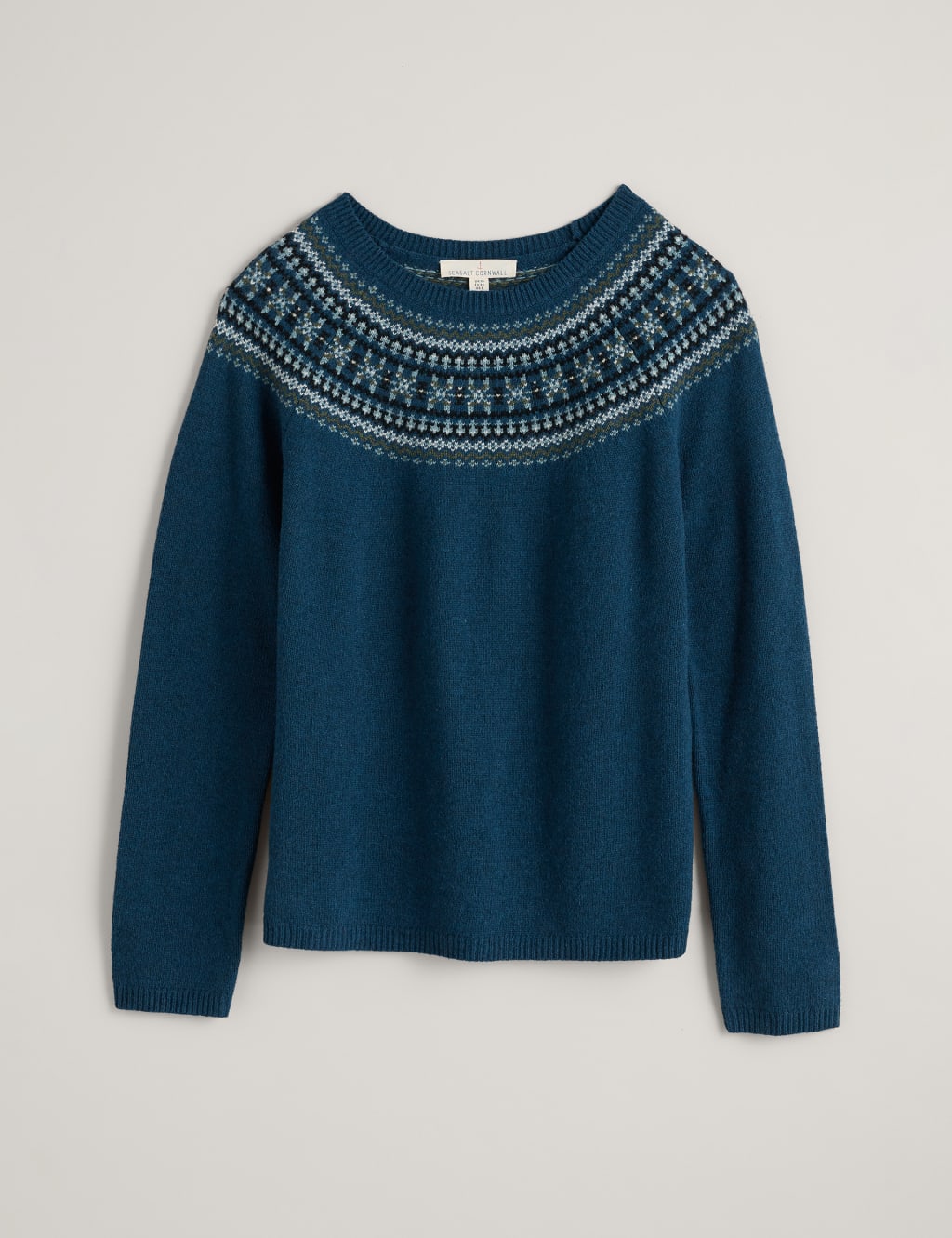 Merino Wool Fair Isle Jumper image 2