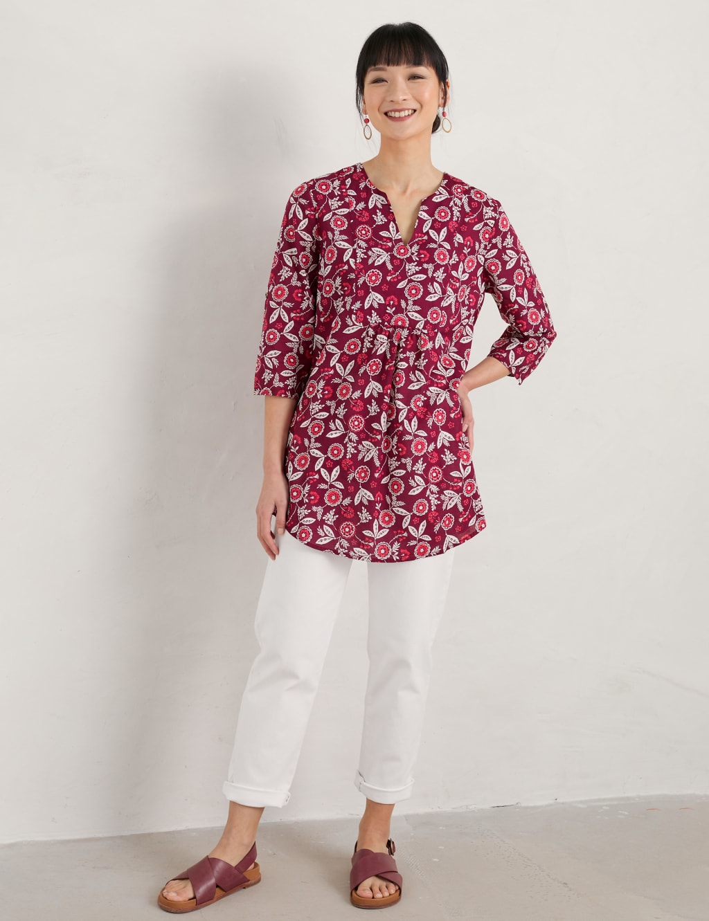 Organic Cotton Floral Tunic image 1