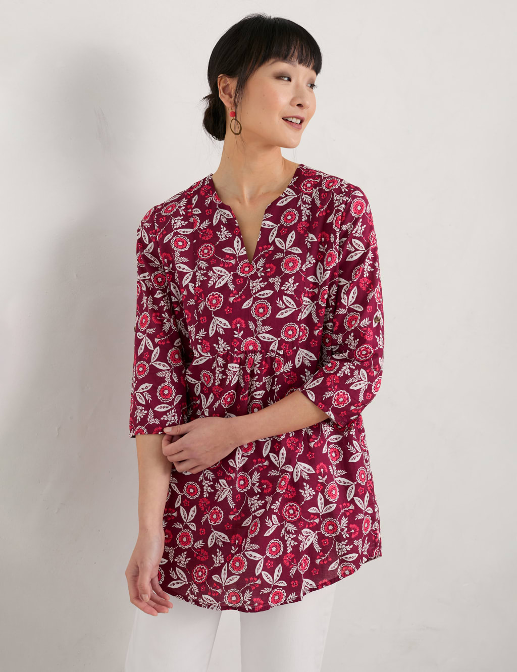 Organic Cotton Floral Tunic image 2