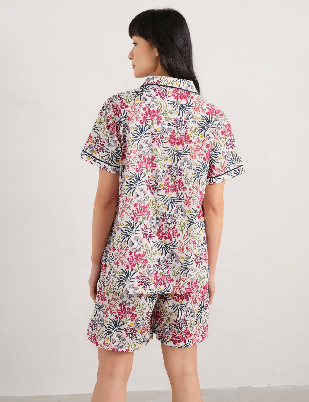 Organic Cotton Floral Shortie Set image 3