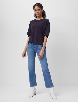 Organic Cotton Crew Neck T-Shirt | French Connection | M&S