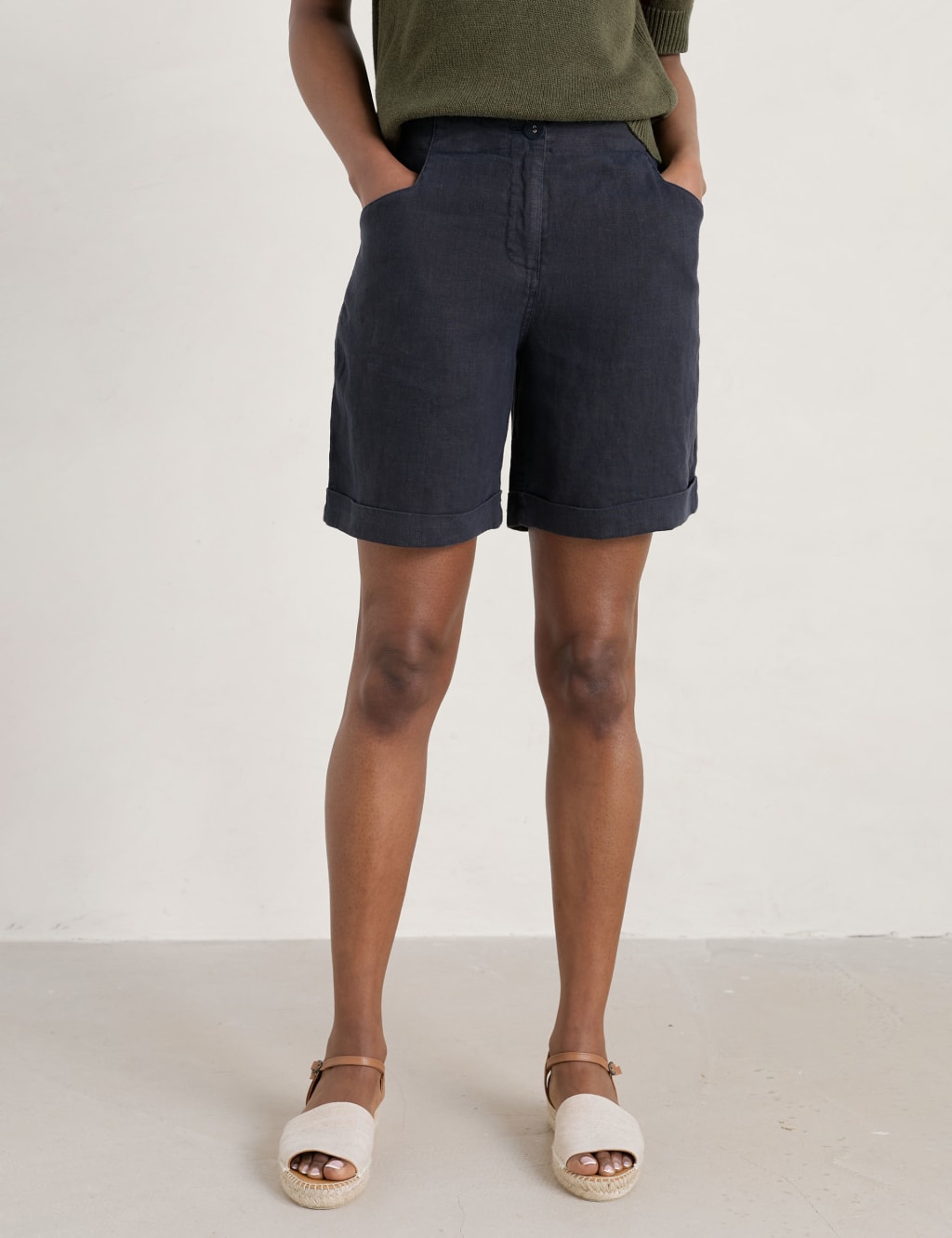 Pure Linen Shorts image 2