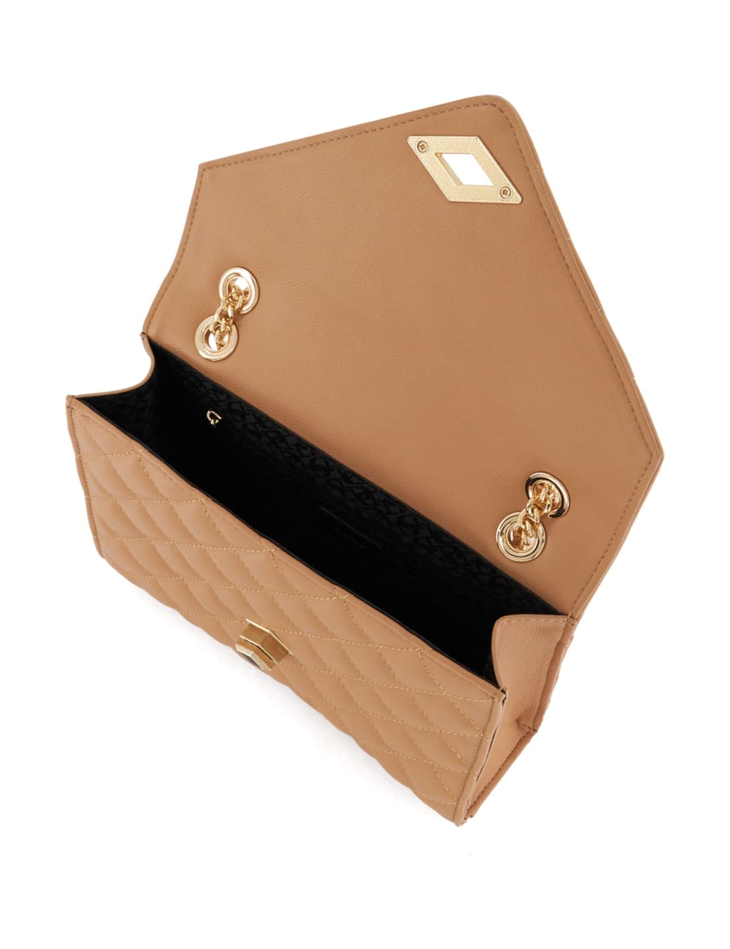 Quilted Chain Strap Clutch Bag image 4