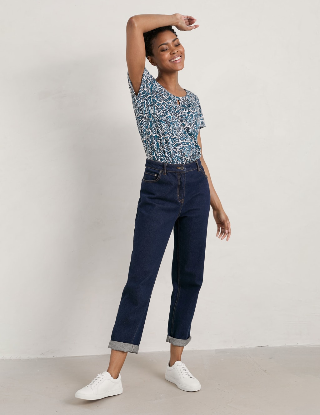 Cotton Blend Printed Top image 1