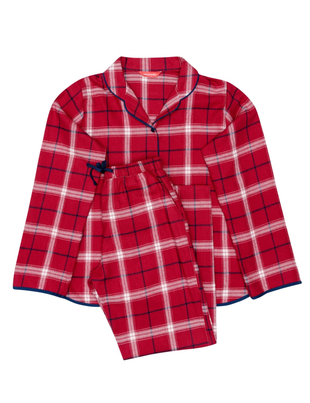 Pure Cotton Checked Pyjamas (4-11 Yrs) image 2