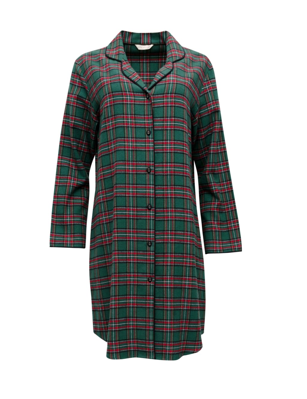 Pure Cotton Checked Short Nightshirt image 2
