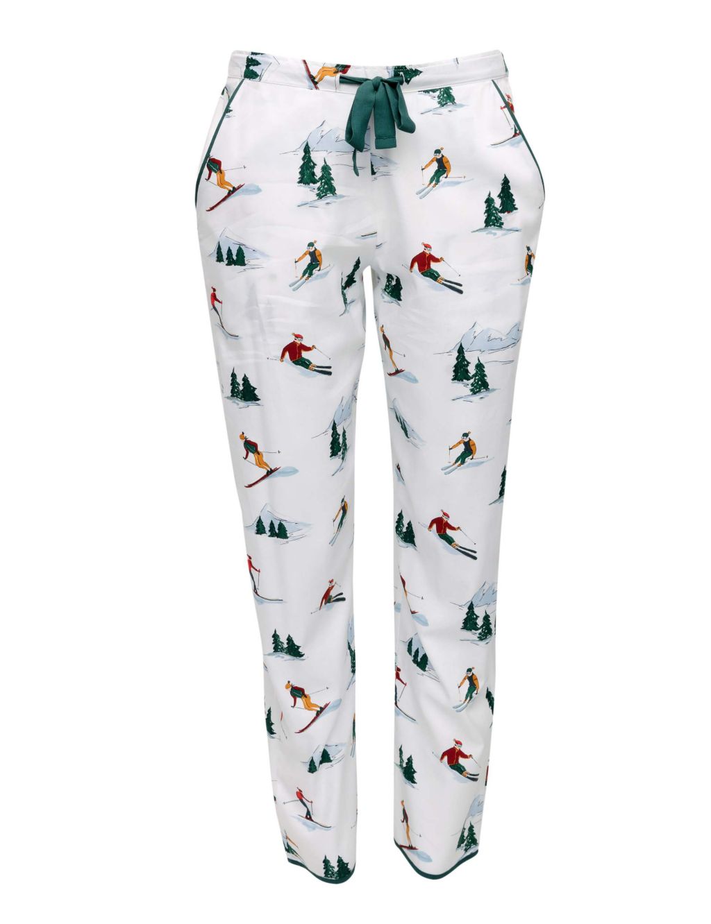 Cotton Modal Ski Print Pyjama Bottoms image 2