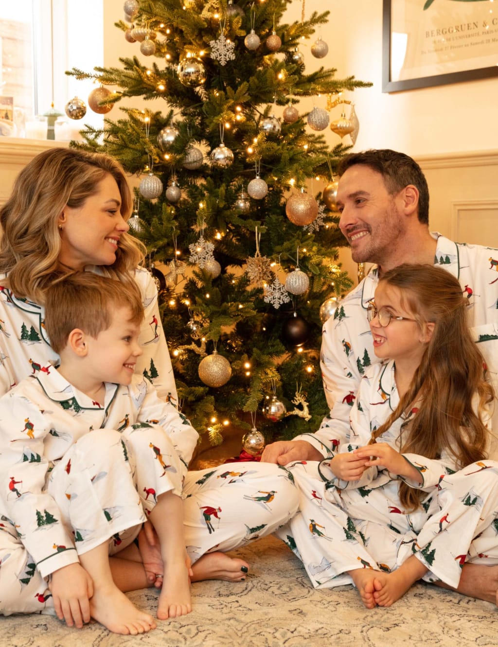 Cotton Rich Ski Print Pyjama Bottoms image 3