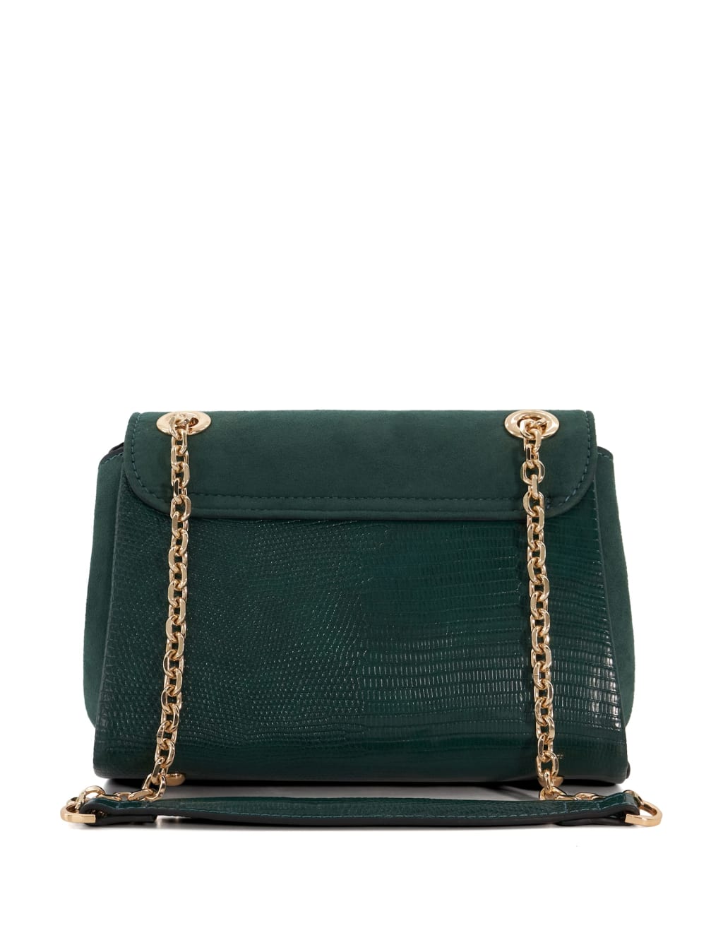 Faux Leather Croc Effect Cross Body Bag image 4