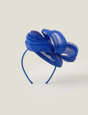 Accessorize Women's Bow Fascinator - Blue, Blue