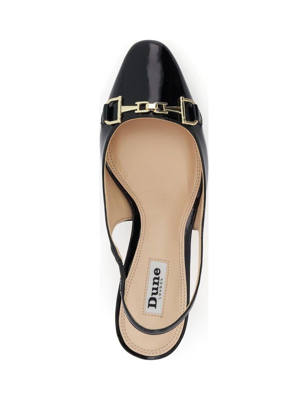 Patent Bar Block Heel Slingback Shoes image 4