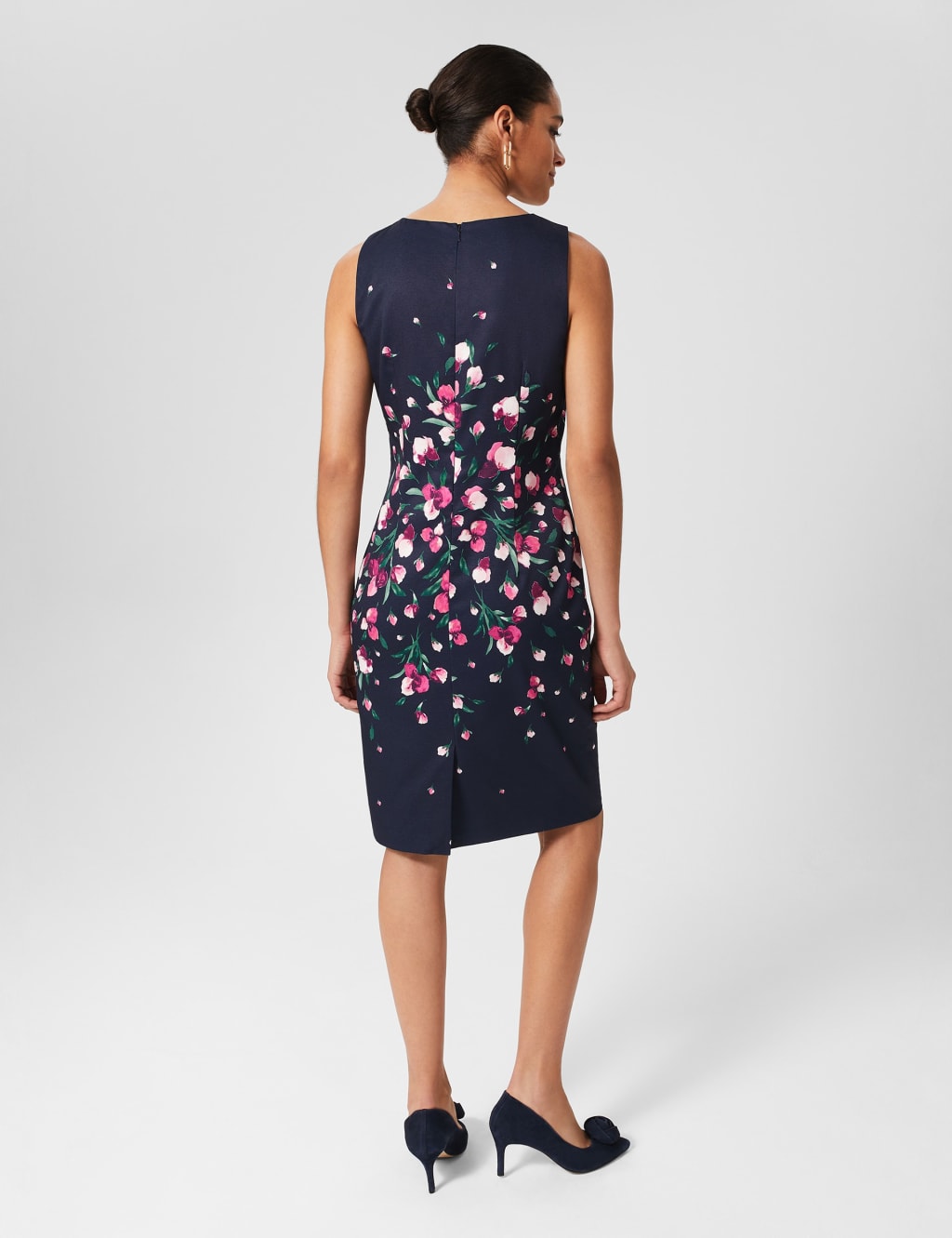 FloralKnee LengthShift Dress image 3
