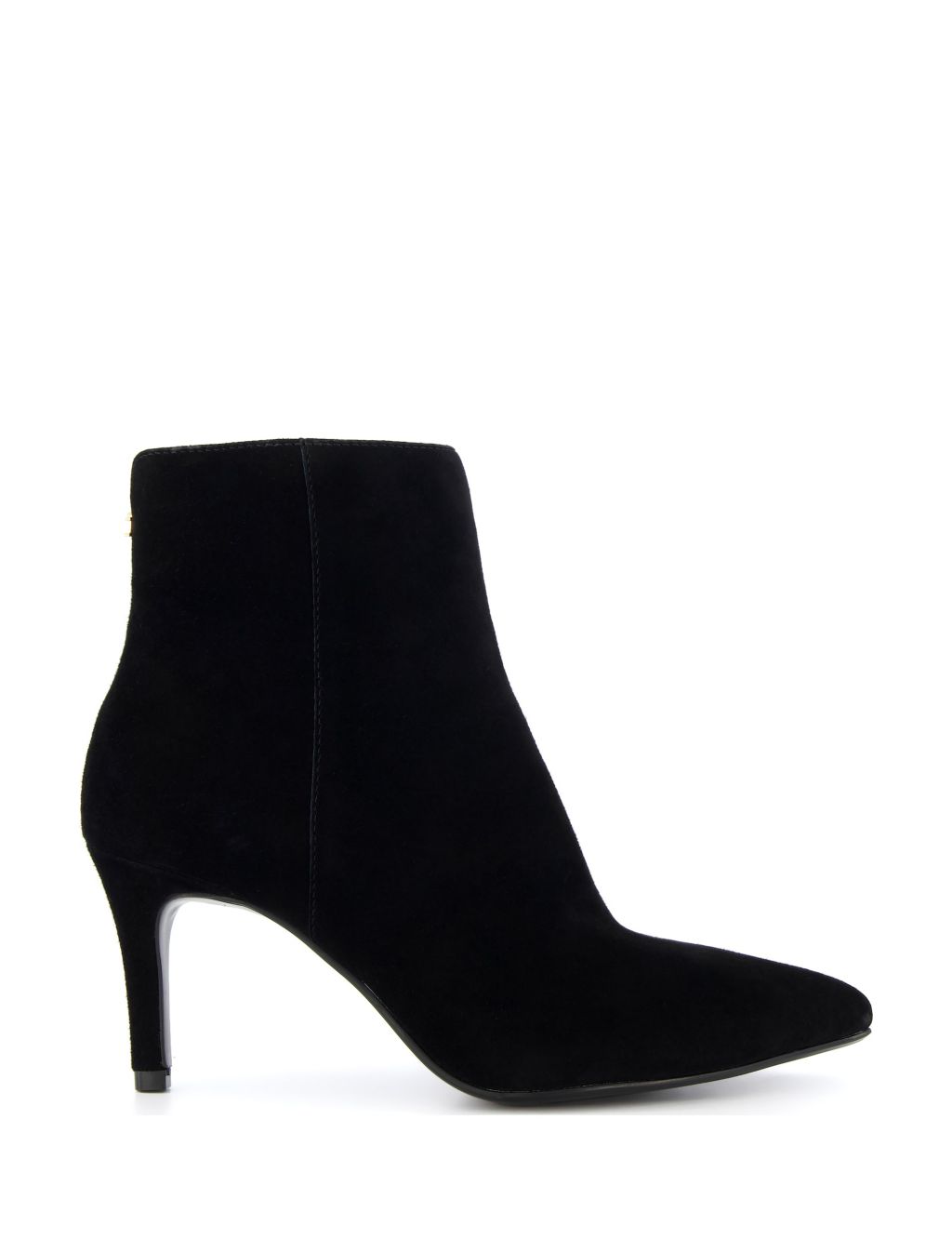 Suede Stiletto Heel Pointed Ankle Boots image 1