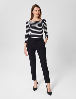 Hobbs Womens Slim Fit Trousers - 16 - Navy, Navy