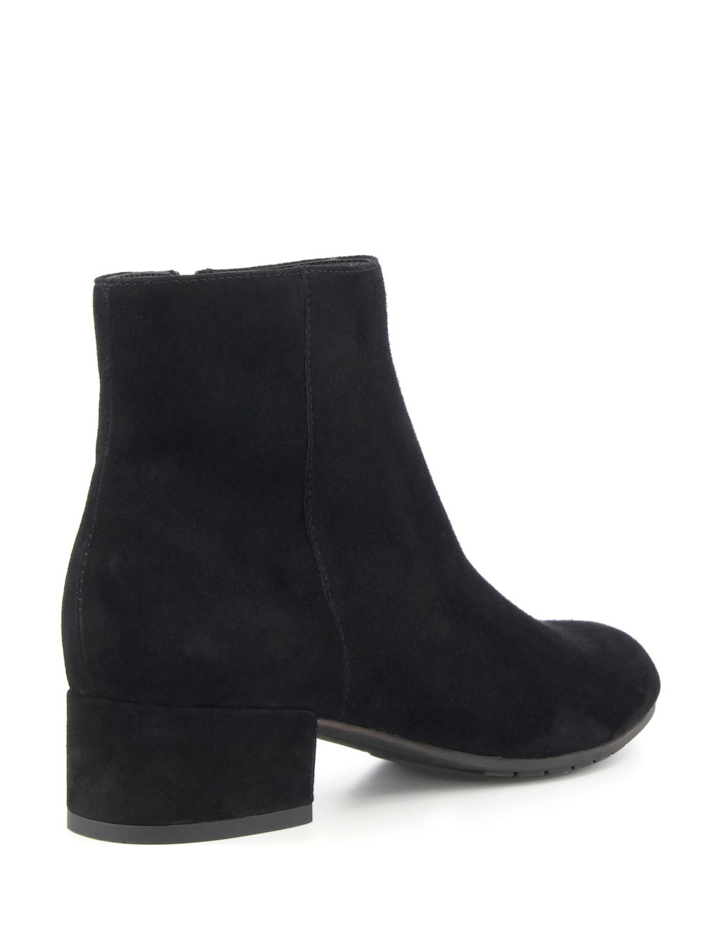 Wide Fit Suede Block Heel Ankle Boots image 3