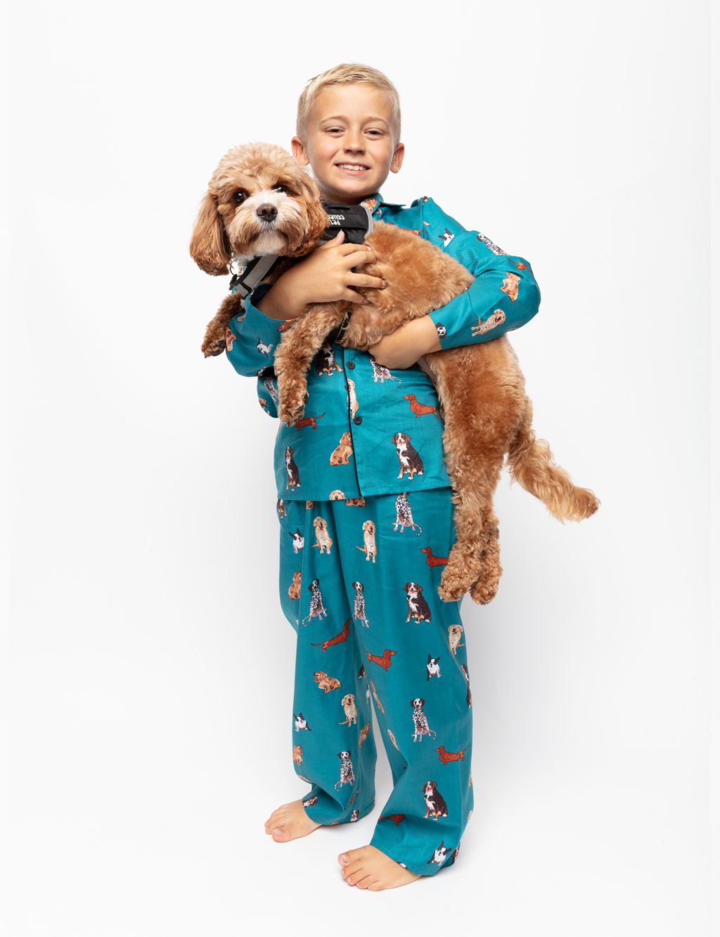 Cotton Rich Dog Print Pyjamas (2 - 13 Yrs) image 3