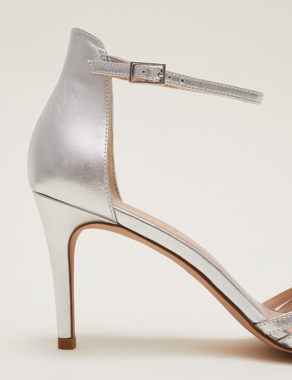 missguided silver sandals
