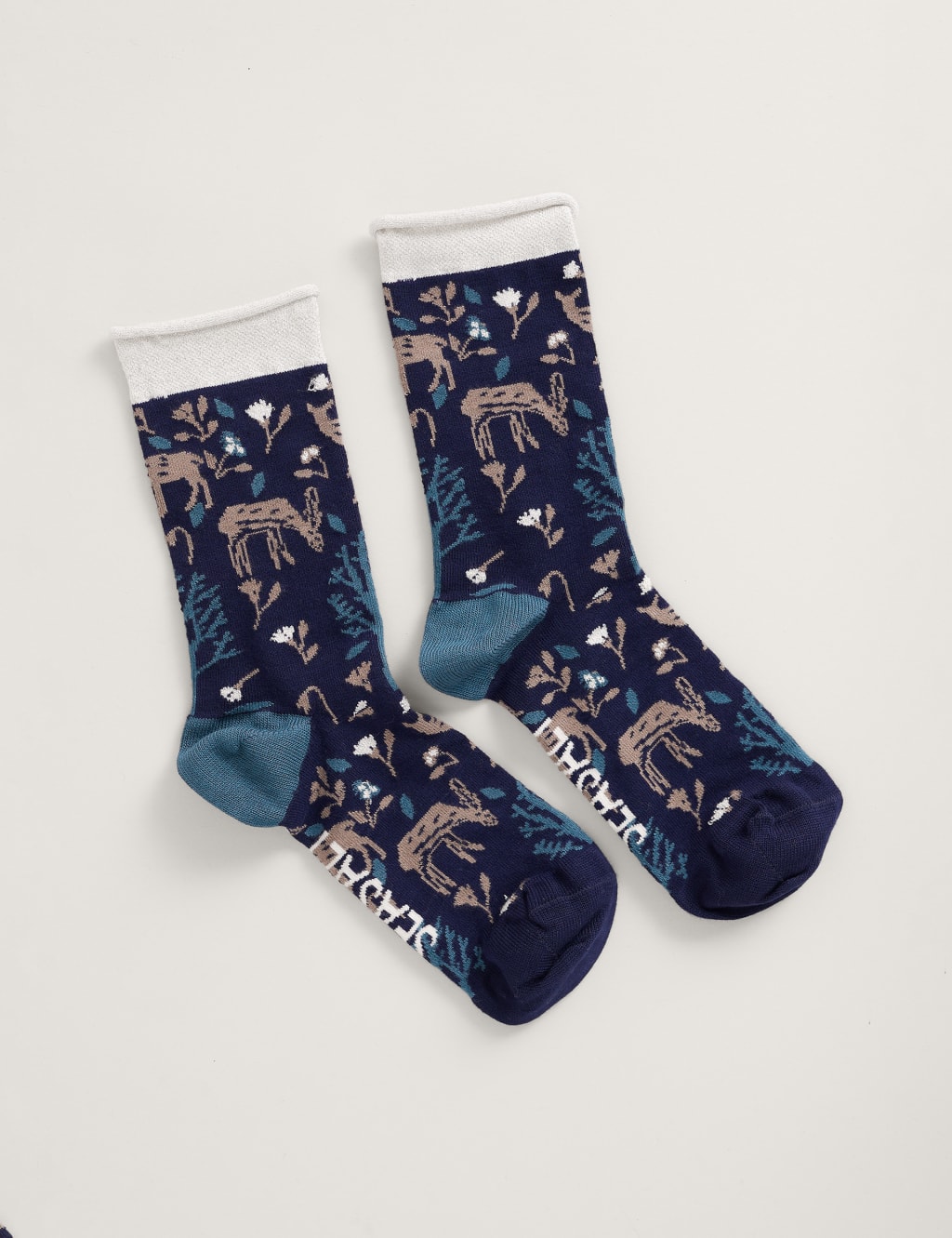 Patterned Ankle High Socks image 1
