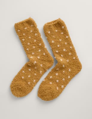 Polka Dot Fluffy Socks | Seasalt Cornwall | M&S