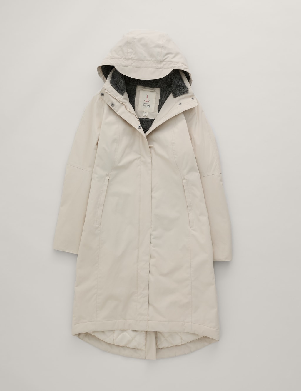Waterproof Hooded Longline Raincoat image 2