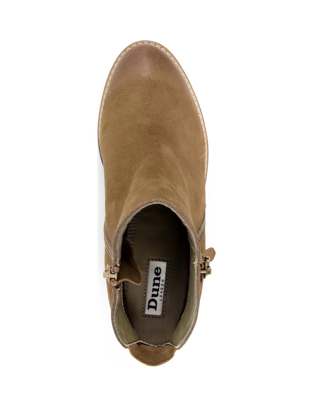Suede Block Heel Ankle Boots image 5
