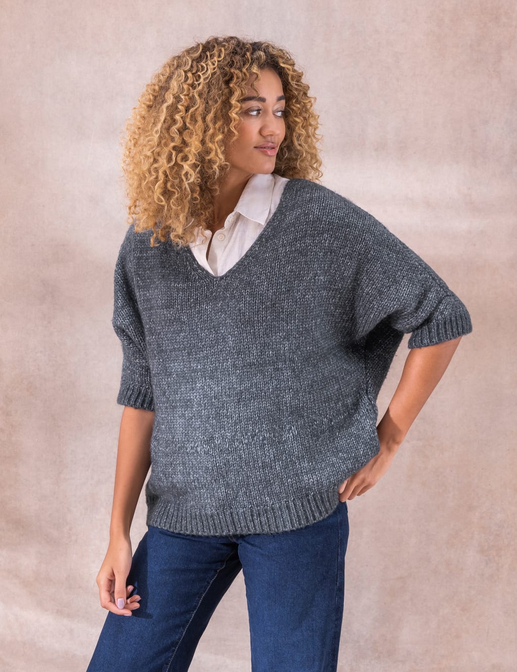 Ladies grey jumpers uk cheap
