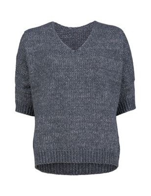 Pure Wool Roll Neck Relaxed Longline Jumper, Celtic & Co.