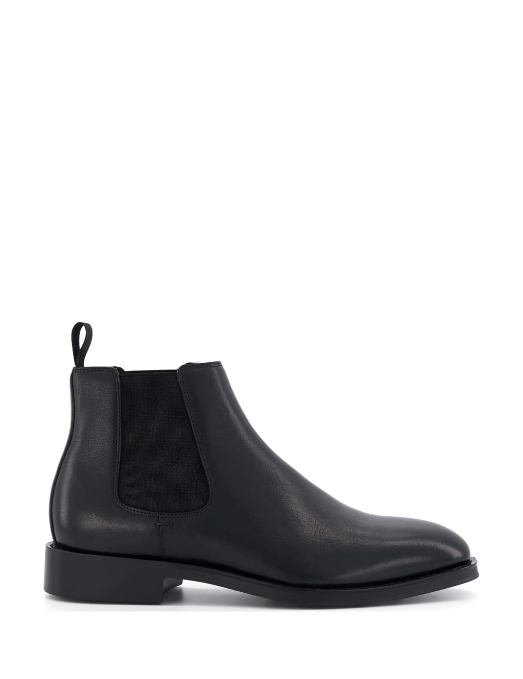 Mens black boots slip on cheap