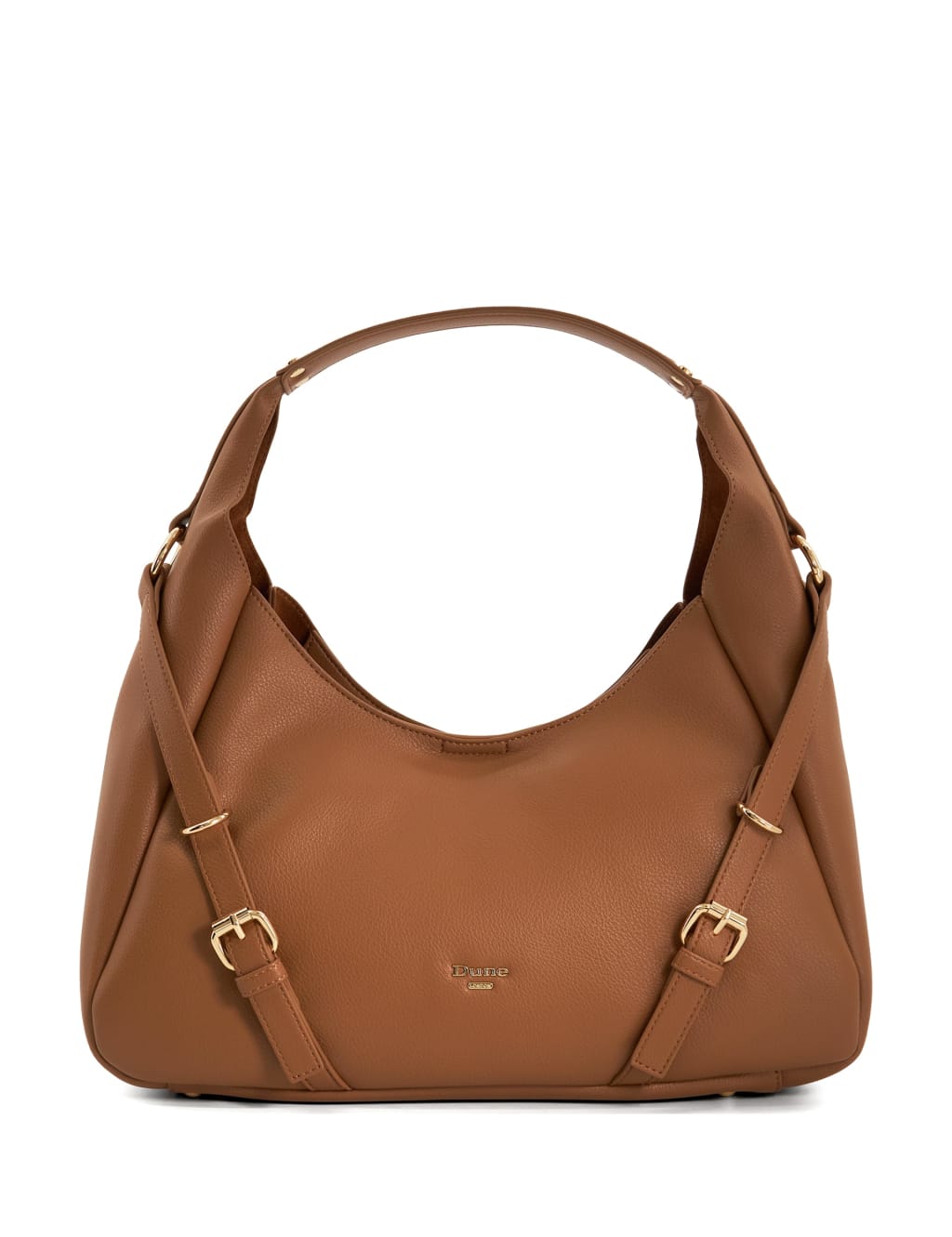 Faux Leather Buckle Detail Shoulder Bag image 1