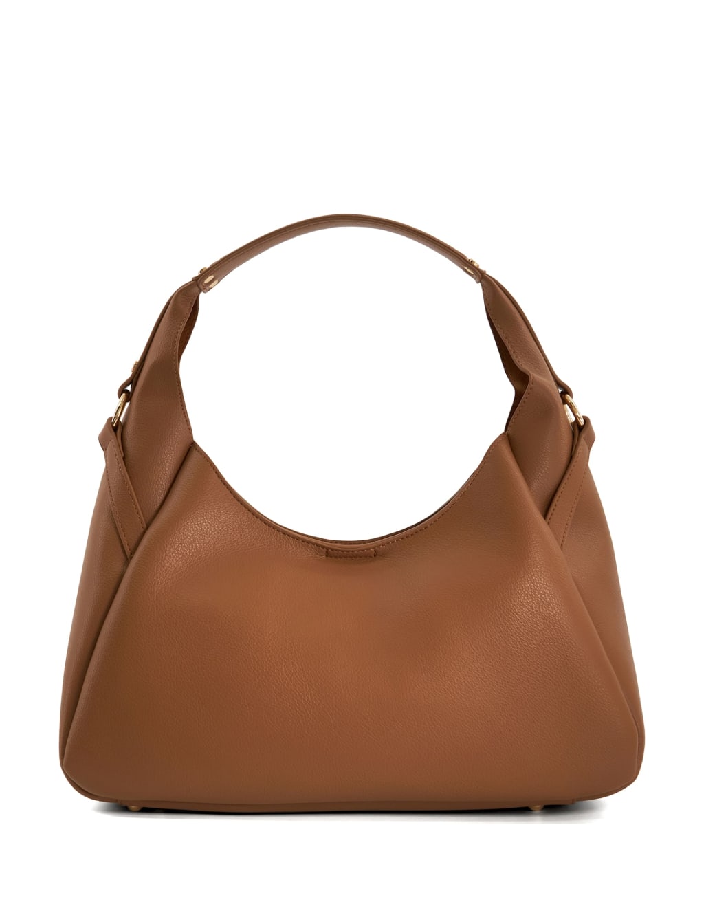 Faux Leather Buckle Detail Shoulder Bag image 5
