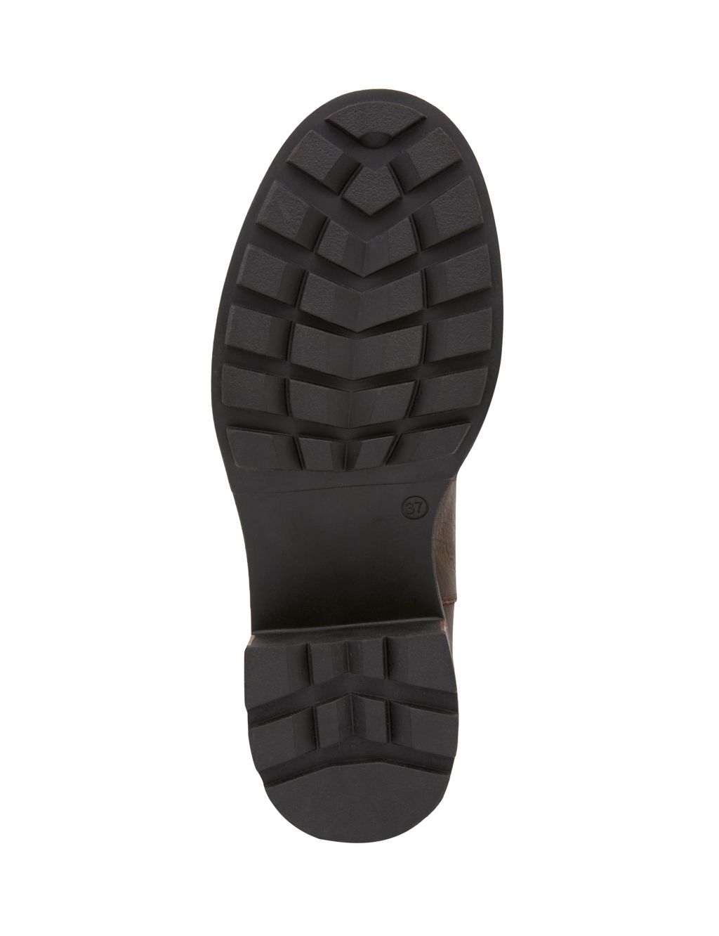 Leather Chelsea Block Heel Boots image 7