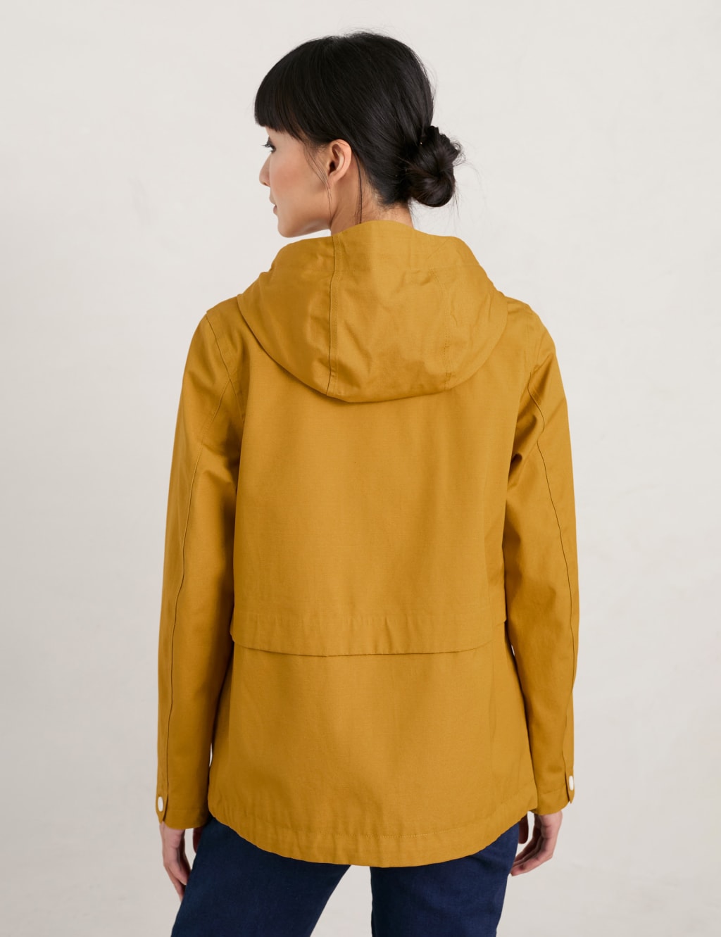 Pure Cotton Waterproof Hooded Raincoat image 3