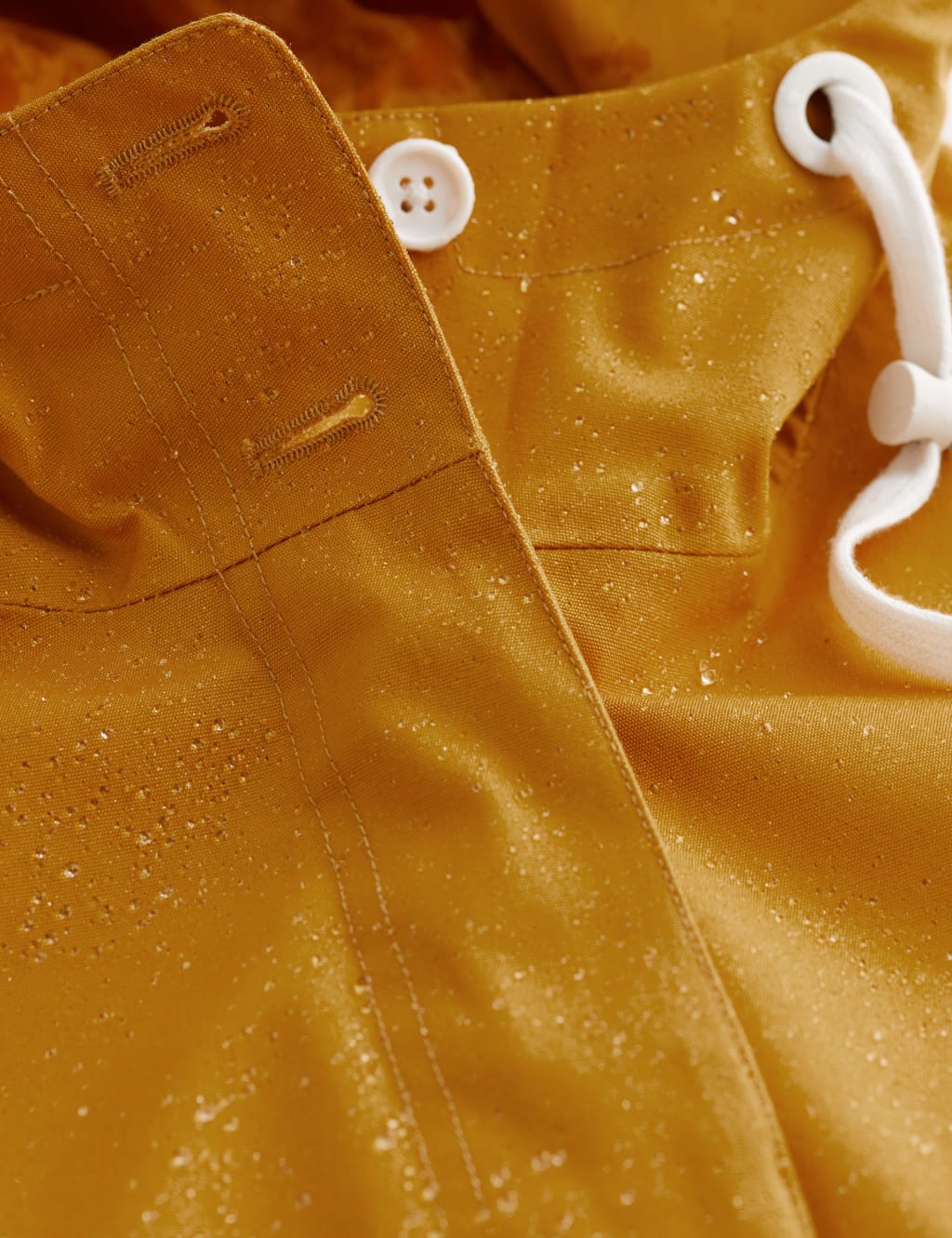Pure Cotton Waterproof Hooded Raincoat image 4