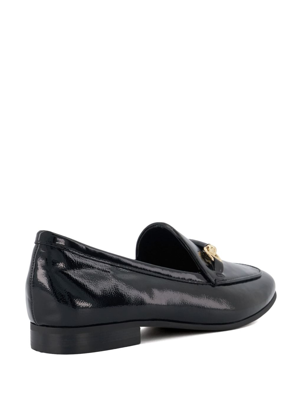 Leather Bar Trim Flat Loafers image 3