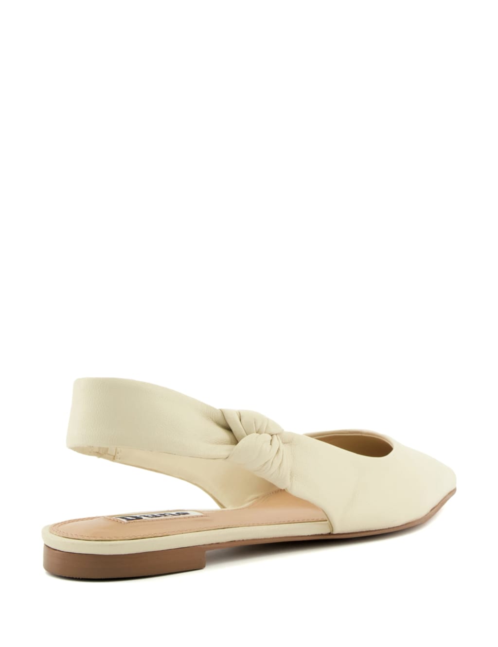 Leather Knot Flat Slingback Sandals image 4