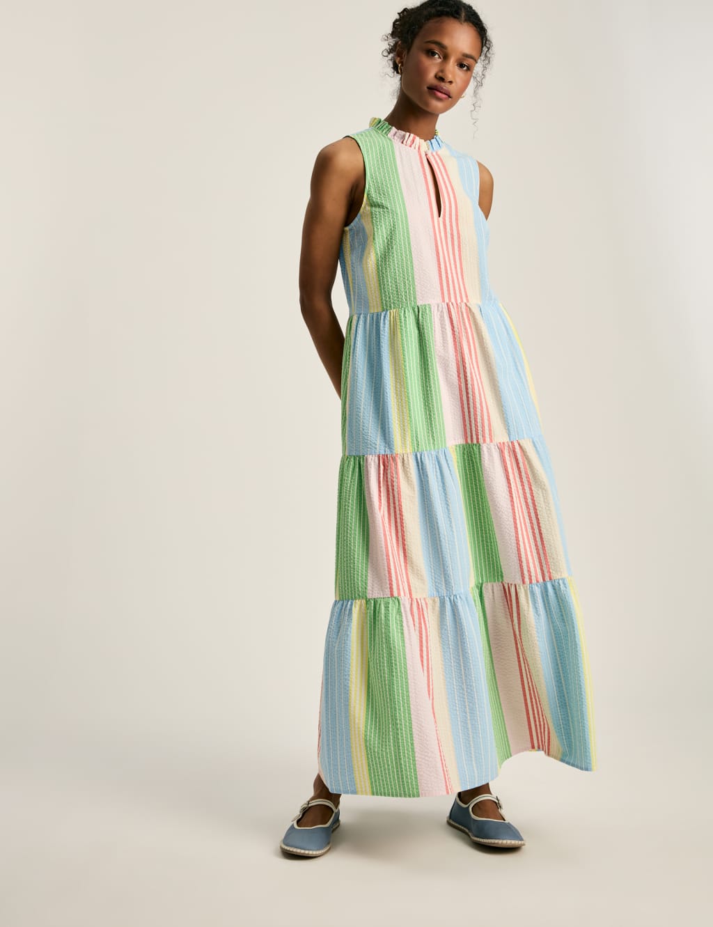 Cotton 1 piece long dress clearance