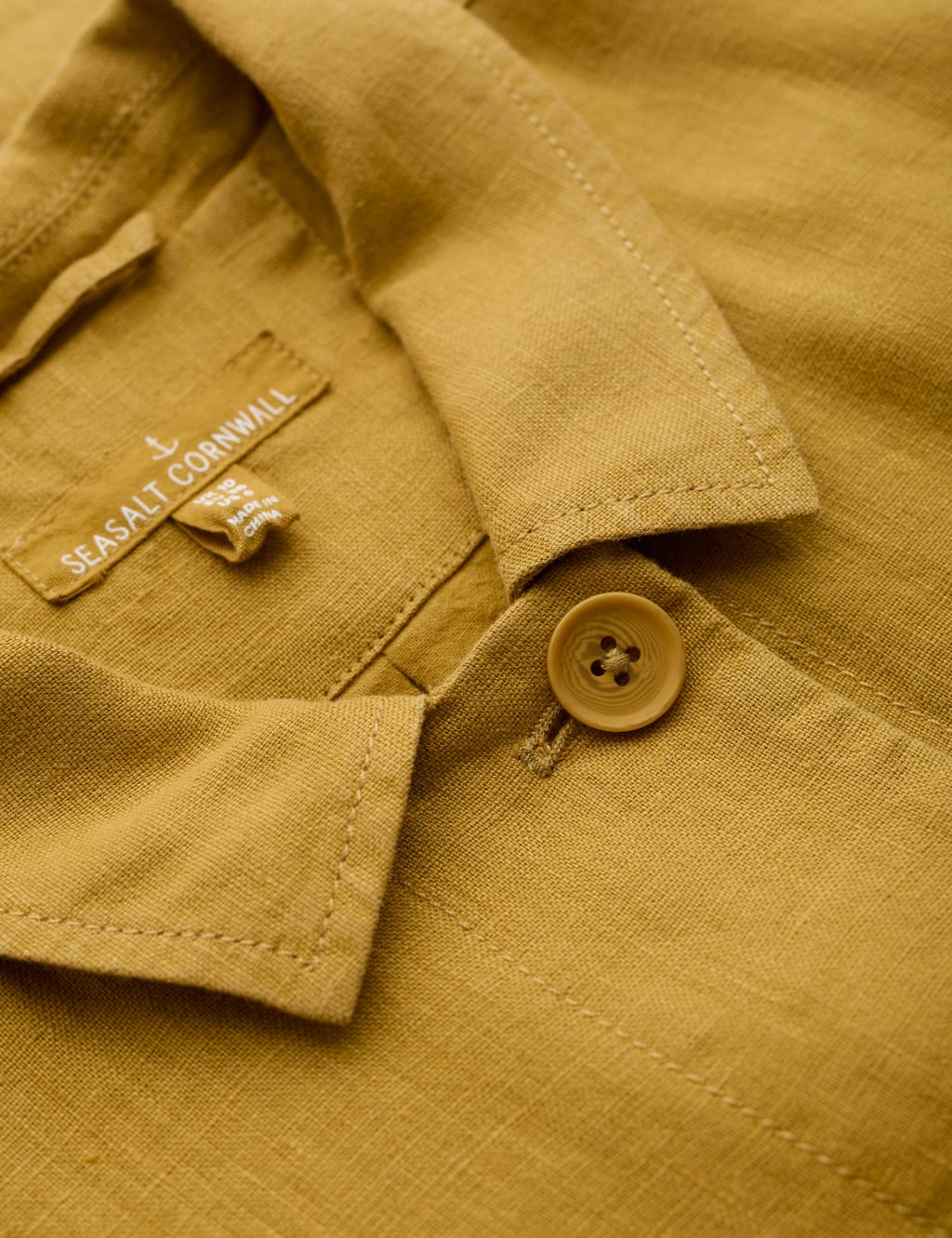 Pure Linen Collared Short Jacket image 4