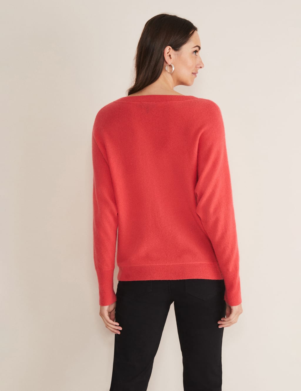 Pure Cashmere Slash Neck Jumper image 4
