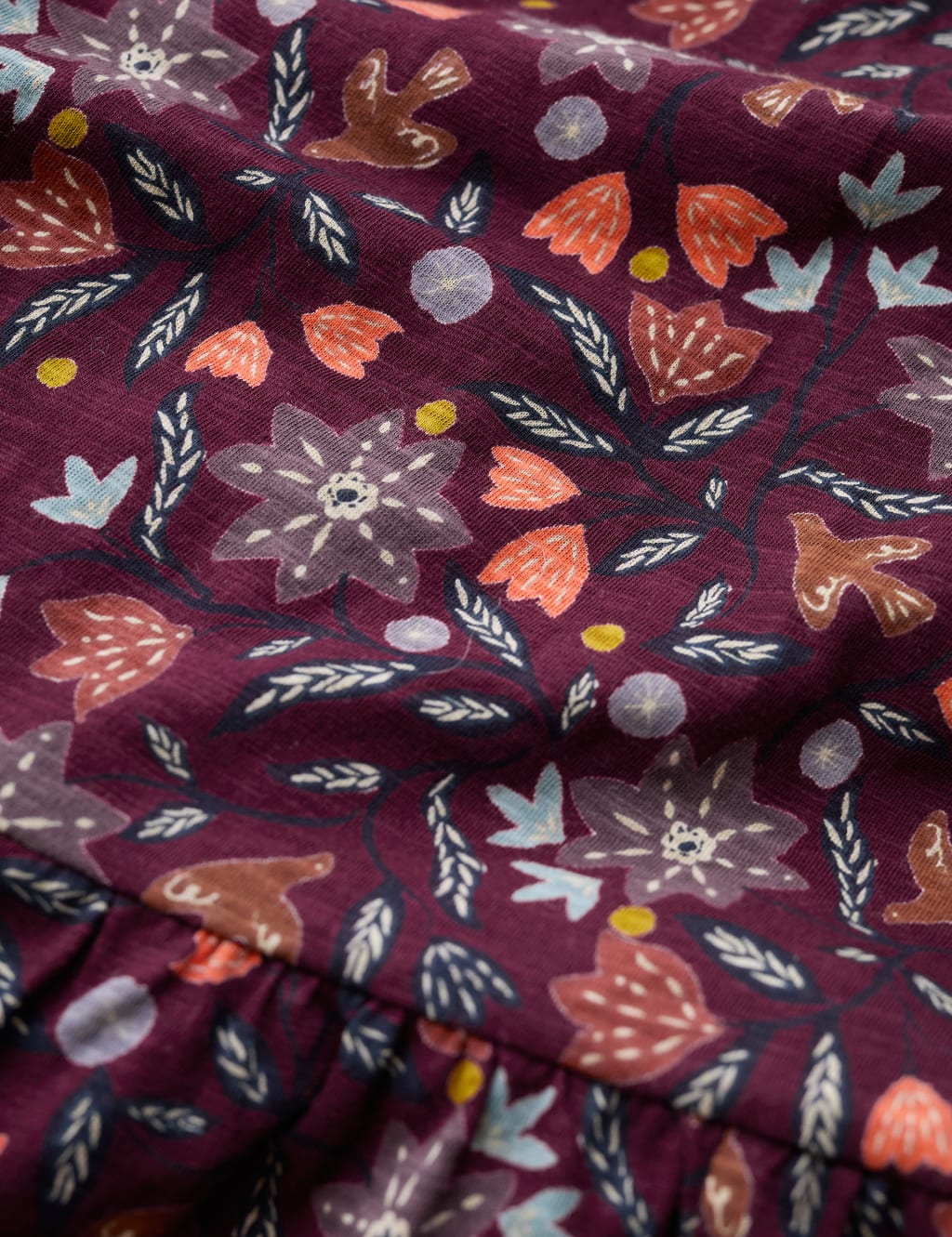 Jersey Floral Midaxi Tiered Waisted Dress image 6
