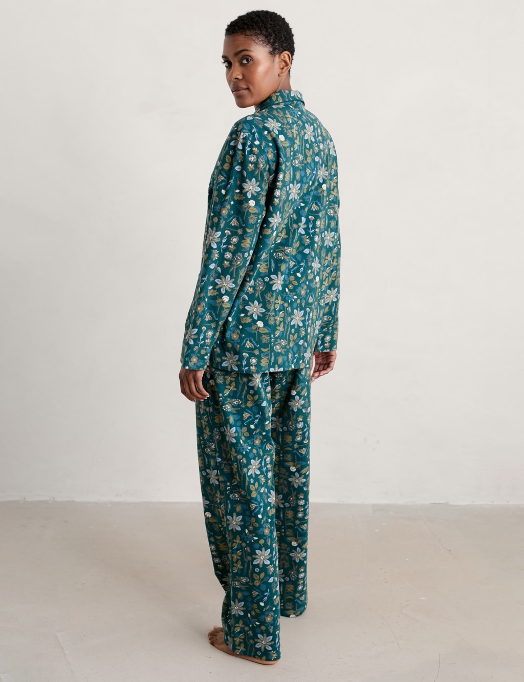 Organic Cotton Floral Pyjama Set image 4