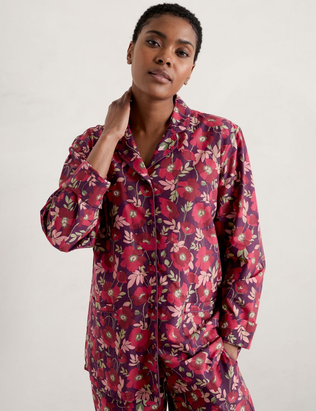 Organic Cotton Floral Pyjama Set image 3