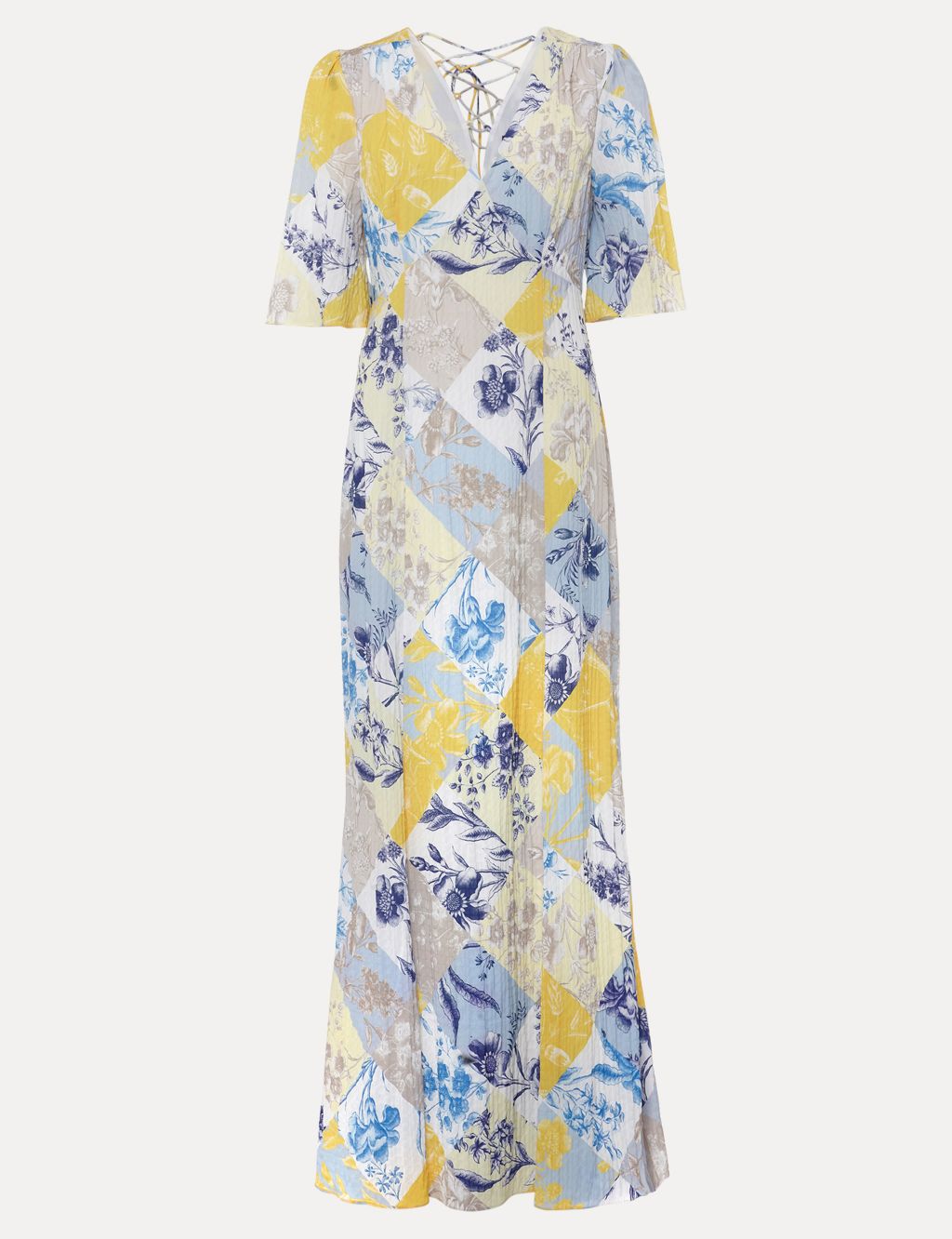 Floral V-Neck Midaxi Tailored Dress image 2
