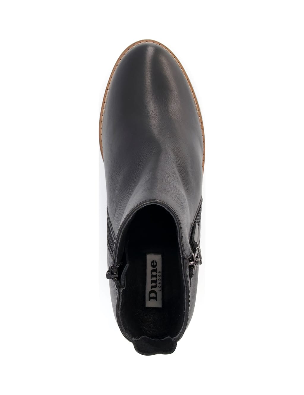 Leather Block Heel Ankle Boots image 4