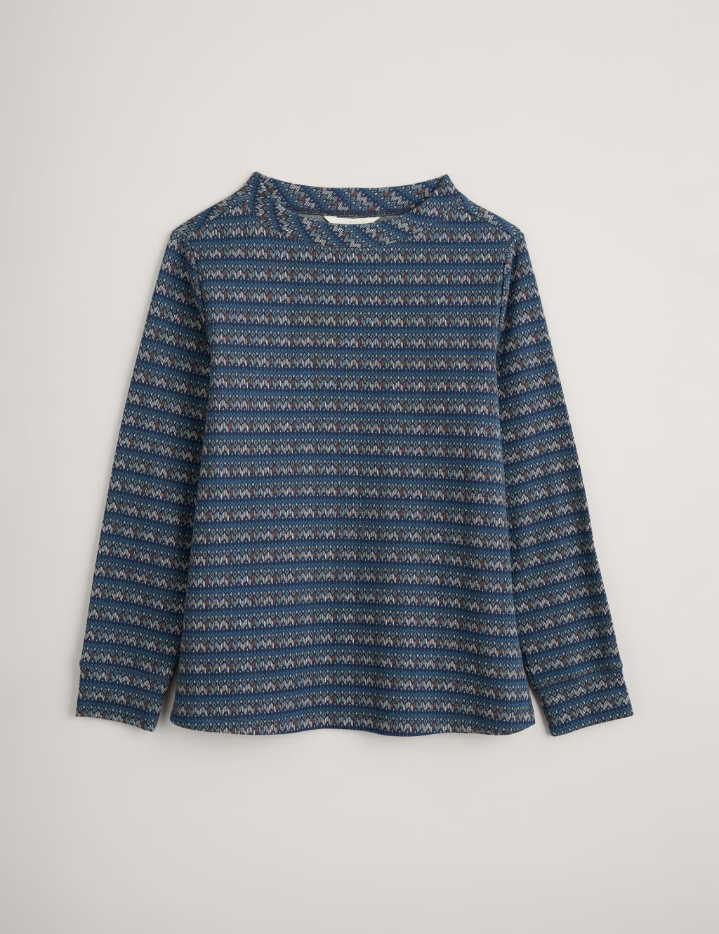 Cotton Rich Geometric Sweatshirt image 2