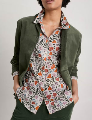 Pull-shirt femme beige acrylique Marks and Spencer taille 14