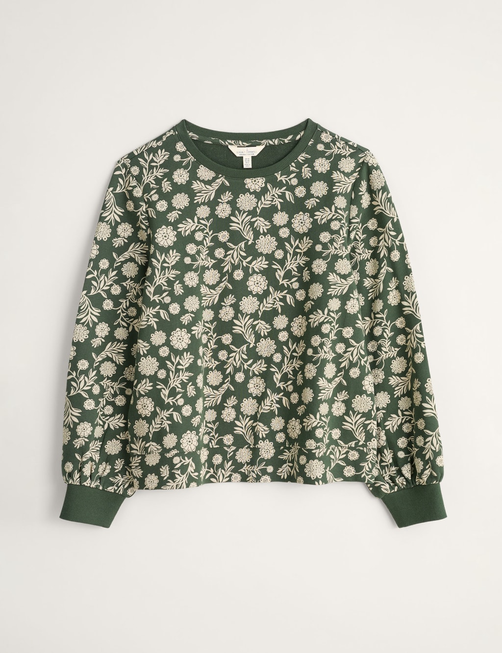 Organic Cotton Floral Sweatshirt image 2