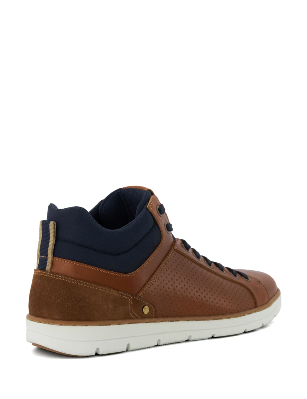 Leather Lace Up Trainers image 4