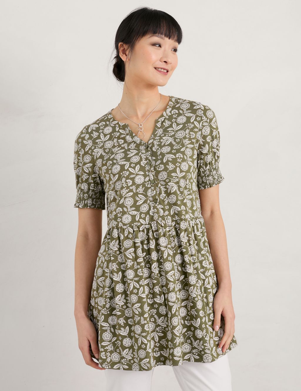 Jersey Floral Tunic image 2