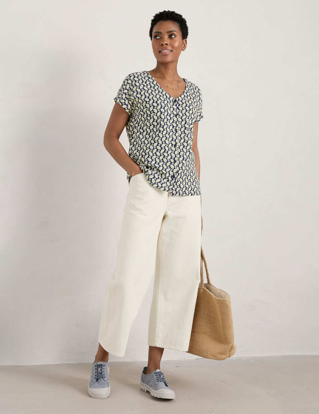 Organic Cotton Floral Top image 1
